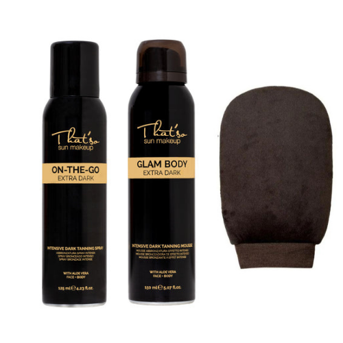 On the Go Extra Dark brun-utan-sol-spray f&ouml;r ansikte och dekolletage 125 ml